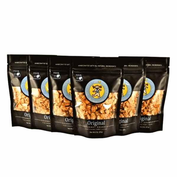 Original granola snack packs with pour in pouch