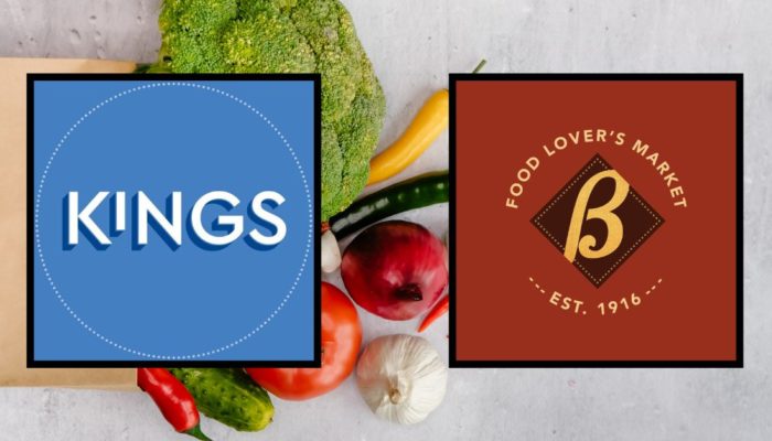 Kings and Balducci's food markets logos